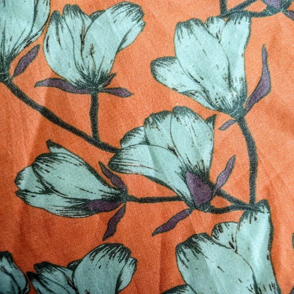 Anthropologie Beaded Blossom Cranes Silk Halter Neck Dress By Varun Bahl… - Picture 4 of 5